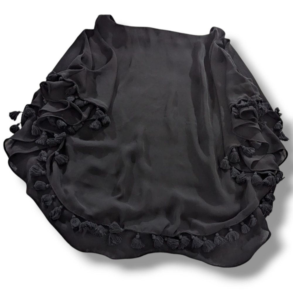 Gianni Bini Size Fan Fav Winnie Layered Georgette Poncho Blouse Top